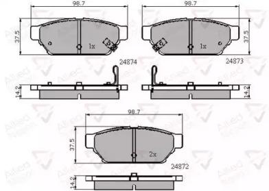 Comline ADB3405 Brake pads