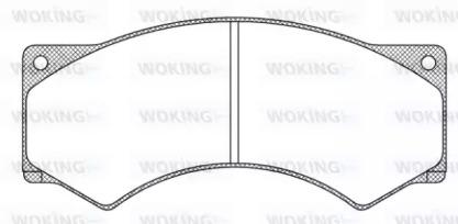 Woking JSA 3773.00 Brake pads Woking JSA 3773.00 Brake pads