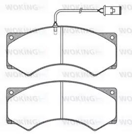 Woking JSA 3773.41 Brake pads Woking JSA 3773.41 Brake pads