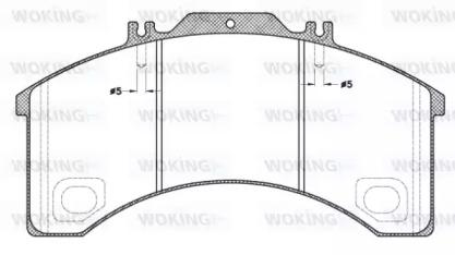 Woking JSA 5983.00 Brake pads