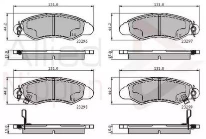 Comline ADB3814 Колодки гальмівні Comline ADB3814 Колодки гальмівні