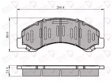 Comline ADB3919 Brake pads