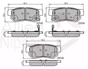 Comline ADB3935 Brake pads Comline ADB3935 Brake pads