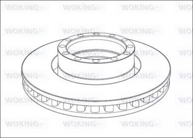 Woking NSA1015.20 Диск гальмівний