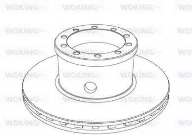 Woking NSA1019.20 Диск гальмівний Woking NSA1019.20 Диск гальмівний
