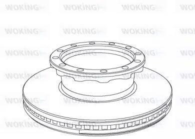 Woking NSA1029.20 Brake disc Woking NSA1029.20 Brake disc