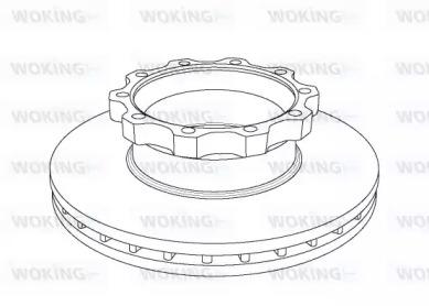Woking NSA1044.20 Brake disc