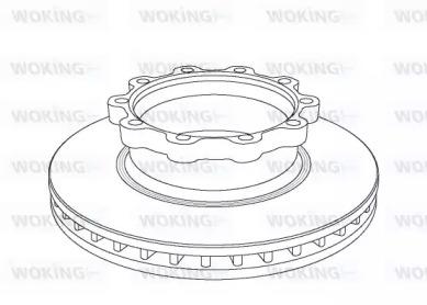 Woking NSA1047.20 Brake disc