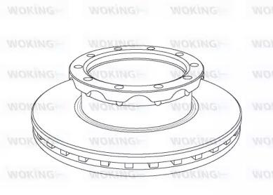Woking NSA1062.20 Brake disc