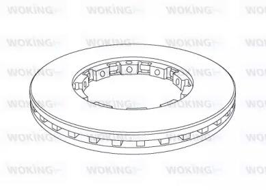 Woking NSA1143.20 Brake disc Woking NSA1143.20 Brake disc