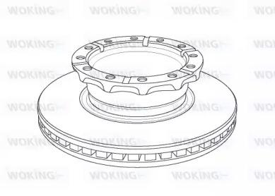 Woking NSA1158.20 Brake disc Woking NSA1158.20 Brake disc