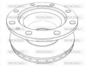 Woking NSA1202.20 Brake disc