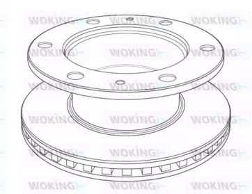 Woking NSA1220.20 Brake disc Woking NSA1220.20 Brake disc