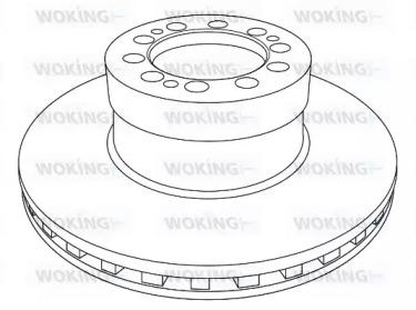 Woking NSA1233.20 Диск тормозной