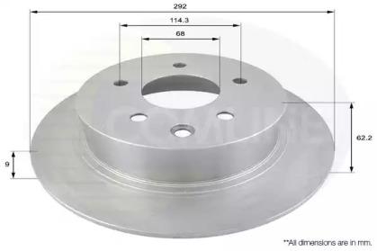 Comline ADC0275 Brake disc