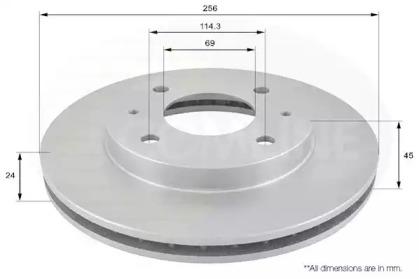 Comline ADC0333V Brake disc Comline ADC0333V Brake disc