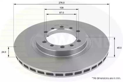 Comline ADC0336V Brake disc Comline ADC0336V Brake disc