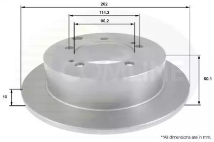 Comline ADC0371 Диск гальмівний Comline ADC0371 Диск гальмівний