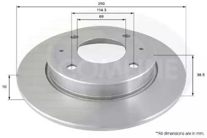 Comline ADC0372 Brake disc Comline ADC0372 Brake disc