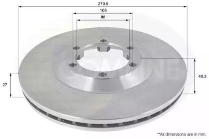 Comline ADC0709V Brake disc Comline ADC0709V Brake disc