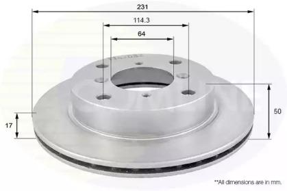 Comline ADC0906V Brake disc Comline ADC0906V Brake disc