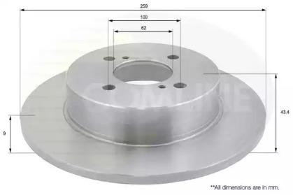 Comline ADC0934 Диск гальмівний