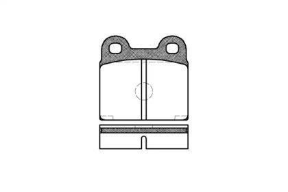 Woking P1073.20 Колодки тормозные