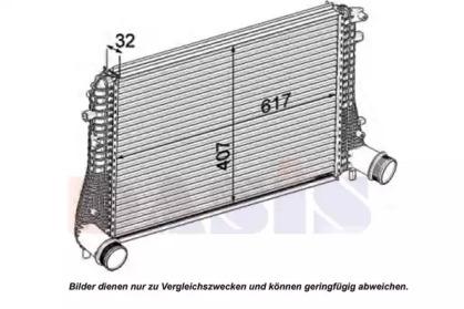 AKS Dasis 047023N Радіатор інтеркулера