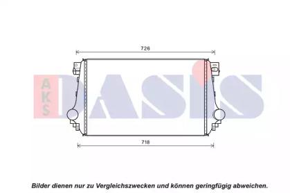 AKS Dasis 047029N Радіатор інтеркулера AKS Dasis 047029N Радіатор інтеркулера
