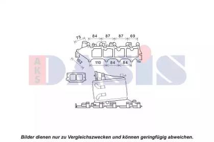 AKS Dasis 047032N Радиатор интеркуллера AKS Dasis 047032N Радиатор интеркуллера