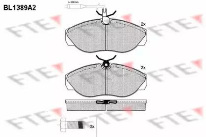 FTE BL1389A2 Brake pads FTE BL1389A2 Brake pads