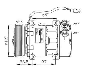 NRF 32278G Compressor assy cooler NRF 32278G Compressor assy cooler