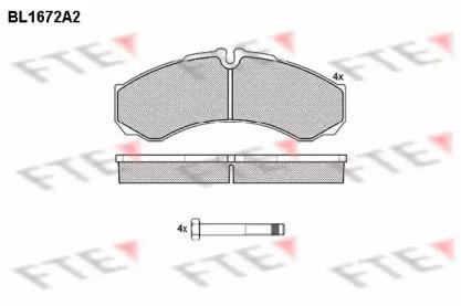FTE BL1672A2 Brake pads
