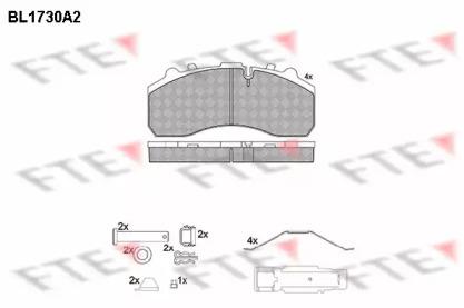 FTE BL1730A2 Brake pads