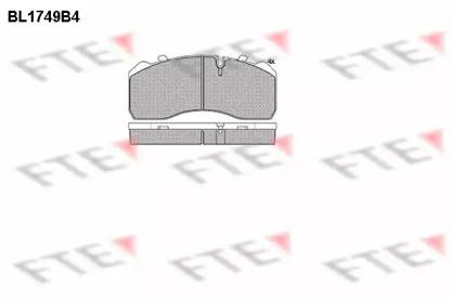 FTE BL1749B4 Brake pads FTE BL1749B4 Brake pads