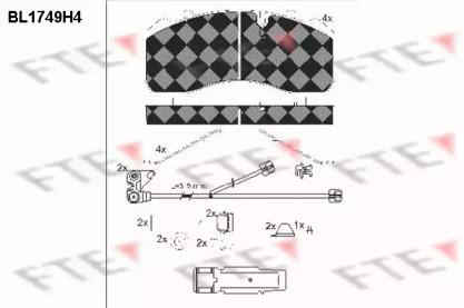 FTE BL1749H4 Brake pads FTE BL1749H4 Brake pads