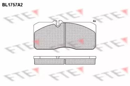FTE BL1757A2 Brake pads FTE BL1757A2 Brake pads