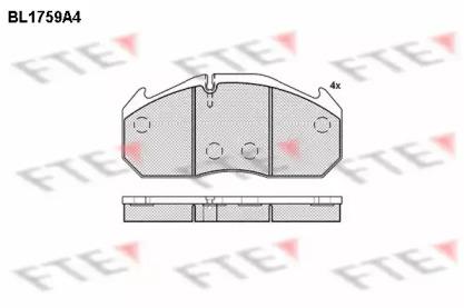 FTE BL1759A4 Brake pads