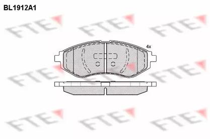 FTE BL1912A1 Brake pads