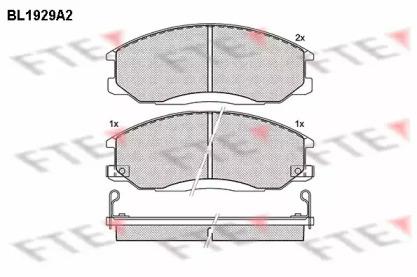 FTE BL1929A2 Brake pads FTE BL1929A2 Brake pads