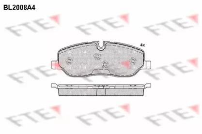 FTE BL2008A4 Brake pads