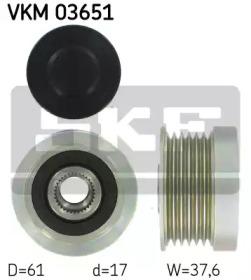 SKF VKM 03651 Шкив генератора SKF VKM 03651 Шкив генератора