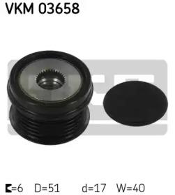 SKF VKM 03658 Шкив генератора