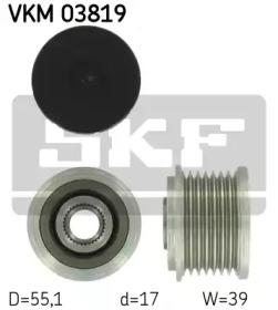 SKF VKM 03819 Механізм вільного ходу генератора SKF VKM 03819 Механізм вільного ходу генератора