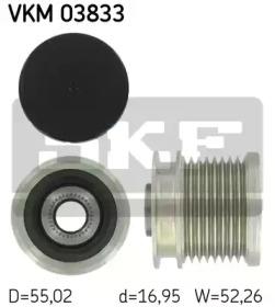 SKF VKM 03833 Шкив генератора SKF VKM 03833 Шкив генератора