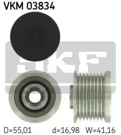 SKF VKM 03834 Механізм вільного ходу генератора