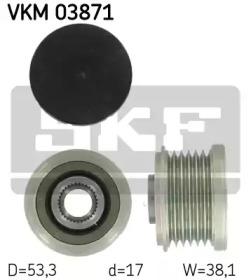 SKF VKM 03871 Шкив генератора SKF VKM 03871 Шкив генератора