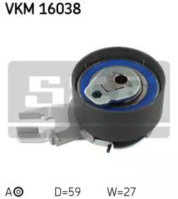 SKF VKM 16038 Ролик натяжний ременя ГРМ