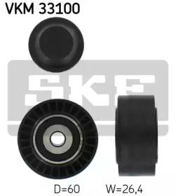 SKF VKM 33100 Ролик натяжний ременя поліклинового SKF VKM 33100 Ролик натяжний ременя поліклинового