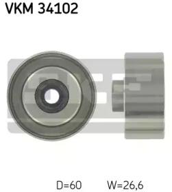 SKF VKM 34102 Ролик натяжний ременя поліклинового SKF VKM 34102 Ролик натяжний ременя поліклинового